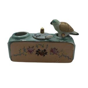 Vintage Ceramic Souvenir Of Mexico Bird-Themed Salt & Pepper Shaker Set
